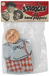 Three Stooges Hand Puppet From 1959 of Curly in Original, Unopened Ideal Packaging -- Very Good to Near Fine Condition
